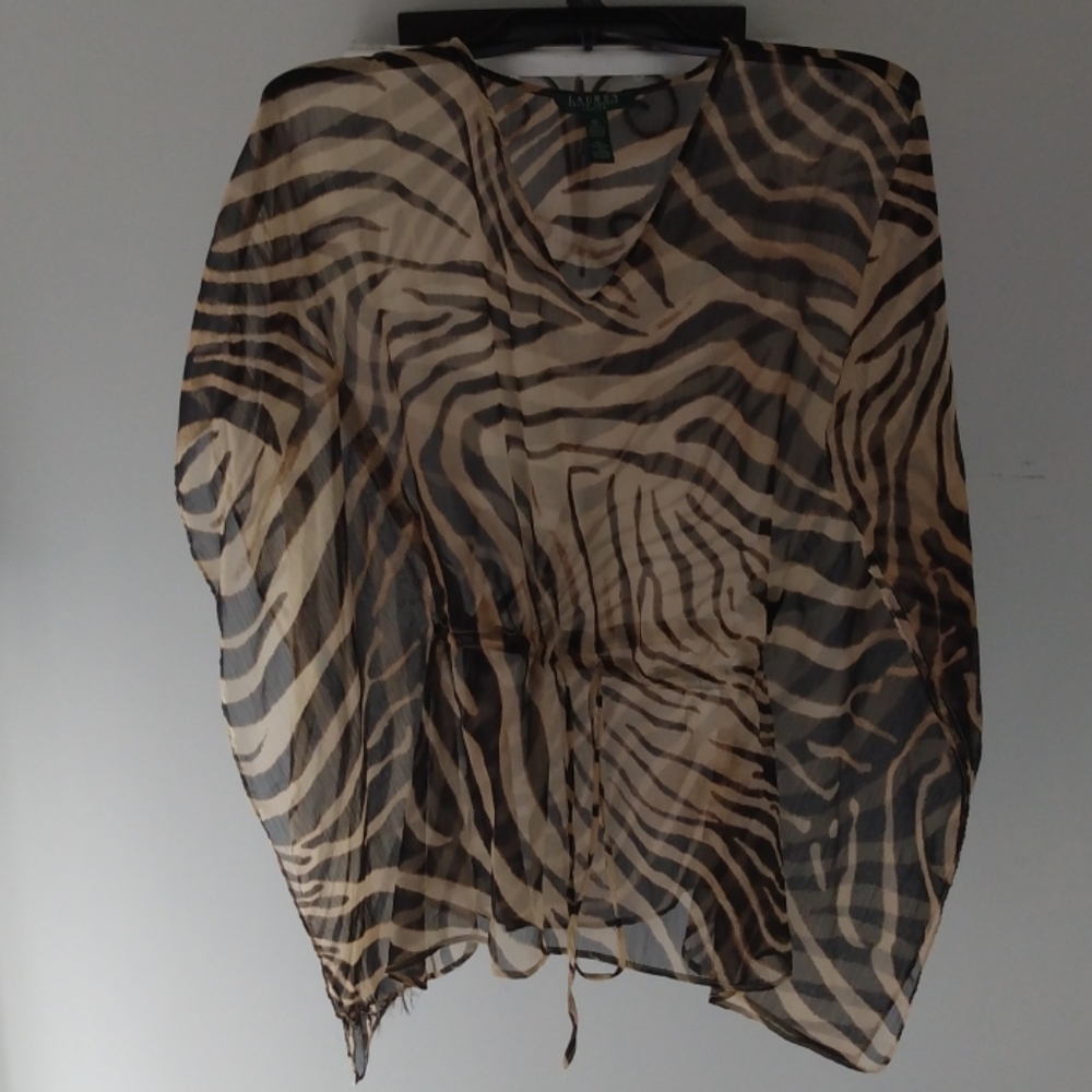 Sheer bathing suit cover up